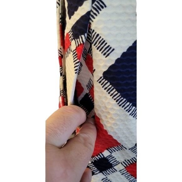 Mam'selle by Betty Carol Stunning Mod Sailor Funky Patriotic Vintage Dress - Picture 10 of 16